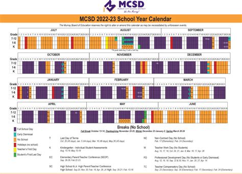 Mcsd Calendar 2022 23
